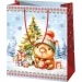 Natale con criceti borsa regalo di dimensioni normali 11x6x14cm