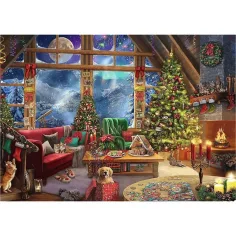 Natale nelle montagne puzzle 2x500 pezzi - Trefl immagine 2
