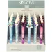 Nebulo: Penna gel con design a ragazza, cancellabile, a pulsante, disponibile in diverse varianti, 1 pz