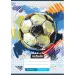 Nebulo: Quaderno a quadretti A/5 27-32 con motivo di pallone da calcio