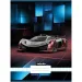 Nebulo: Quaderno a quadretti con motivo di auto sportive 87-32 A/4