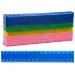 Nebulo: Righello in plastica in vari colori 16cm immagine 1