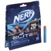 Nerf: ricarica di proiettili di schiuma Elite 2.0, 20 pezzi - Hasbro