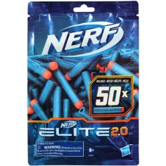 Nerf: ricarica di 50 dardi in schiuma Elite 2.0 - Hasbro immagine 1