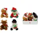 Nicotoy: Peluche di Natale in diverse varianti 1 pezzo 18 cm - Simba Toys