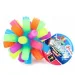 Palla rimbalzante luminosa arcobaleno 1pz immagine 2