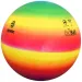 Palla di gomma BioBall con motivo arcobaleno 23cm