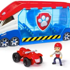 Paw Patrol: Camion trasporto squadra d'intervento con suono, figura di Ryder e veicolo - Spin Master immagine 2