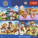 Paw Patrol - puzzle Premium Plus Kids da 4 x 88 pezzi - Trefl immagine 2