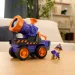 Paw Patrol Rubble e la sua squadra Mix veicolo lanciatori set di gioco - Spin Master immagine 5