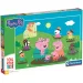 Peppa Pig Salto Felice nelle Pozzanghere 104 Pezzi Maxi Puzzle – Clementoni immagine 1