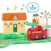 Peppa Pig set di gioco Whizz-Around Coniglio Rebecca con treno rosso immagine 3