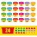 Play-Doh: Pacchetto di giochi per feste con 24 pezzi di plastilina e accessori - Hasbro immagine 4
