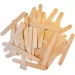 PlayBox: Bastoncini decorativi in legno con angoli arrotondati 150x18mm confezione da 100
