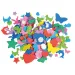 PlayBox: Figure in schiuma decorativa in diverse colori e forme, confezione da 250 pezzi