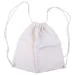 PlayBox: Sacchetto da palestra bianco, borsa sportiva 34x35cm