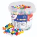 PlayBox: Set di perline colorate in plastica da 1200 pezzi in secchio
