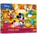 Puzzle da 600 pezzi "Avventure del gatto con Topolino e i suoi amici" - Trefl