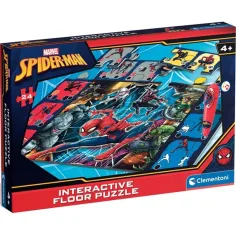 Puzzle da pavimento interattivo di Spider-Man 24 pezzi - Clementoni immagine 1