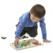 Puzzle di legno spesso con animali della fattoria 8 pezzi - Melissa & Doug immagine 2