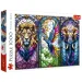 Puzzle in vetro colorato con animali 1000 pezzi - Trefl