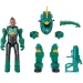 Quantum Heroes: Azione figura Dinoster Oz con armatura verde 20 cm immagine 2