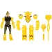 Quantum Heroes: Dinoster Delby figura d'azione con armatura gialla 20 cm immagine 2