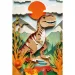 Regno dei dinosauri – Avventure del T-Rex puzzle da 160 pezzi - Trefl