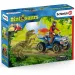 Schleich: Set di fuga con quad dal Velociraptor (41466) immagine 1