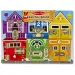 Gioco di legno per lo sviluppo delle abilità con serrature e chiavistelli - Melissa & Doug immagine 1