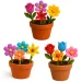 Set creativo per la creazione di fiori in pasta da modellare ad asciugatura all'aria, disponibile in diverse varianti 1 pz immagine 3