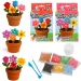 Set creativo per la creazione di fiori in pasta da modellare ad asciugatura all'aria, disponibile in diverse varianti 1 pz immagine 1