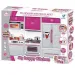 Set da cucina rosa con luce e suono