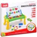 Set di tavolo da disegno magnetico con lettere e numeri 33cm