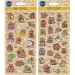 Set di adesivi 3D creativi in rilievo Capybara 19,5x9,5 cm assortiti 1 pezzo