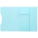 Spirit: Cartella in gomma blu pastello A/4 immagine 2
