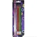 Spirit: Set di 4 matite grafite neon triangolari con gomma