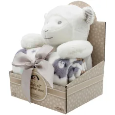 SweetDreams: Coperta e pecora di peluche di colore bianco immagine 2