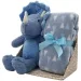 SweetDreams: Coperta e triceratopo di peluche in colore blu immagine 2