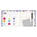 Tavola da disegno educativa cancellabile con pennarello: Forme - D-Toys immagine 2