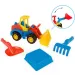 Camion Tecnico Escavatore con Set da Spiaggia 27cm - Wader