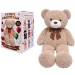 Teddy Greetings: Oat Cheer orso di peluche bianco in scatola regalo 120cm