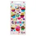 The Littlies: Set di adesivi 3D puffi a forma di muffin su foglio 10x22cm
