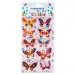 The Littlies: Set di adesivi 3D puffi a forma di farfalla su foglio 10x22cm