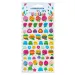 The Littlies: Carinissimi modelli a pois set di adesivi 3D puffi su foglio 10x22cm