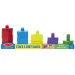 Torre di costruzione formante in legno per lo sviluppo delle abilità - Melissa & Doug immagine 1
