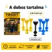Tossit Starter Pack blu-giallo gioco da tavolo con dardi a ventosa in silicone immagine 2