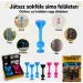 Tossit Starter Pack — gioco di freccette con ventose in silicone rosa e azzurro immagine 4