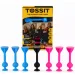 Tossit Starter Pack — gioco di freccette con ventose in silicone rosa e azzurro immagine 1