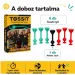Tossit Starter Pack dart da tavolo in silicone rosso-turchese con dischi adesivi immagine 2